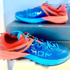 Merrell Vibrant Blue and Red Athletic Shoes